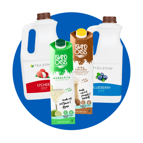 Concentrados y jarabes premium para bebidas y cócteles, incluyendo sabores como lychee, blueberry, margarita y piña colada. Marcas reconocidas como Island Oasis y Tea Zone, ideales para mixología profesional, frappés, smoothies, mocktails y bebidas tropicales. Listos para mezclar con hielo o combinar con alcohol. Perfectos para bares, cafeterías, restaurantes y eventos en México. ¡Compra concentrados y bases para coctelería al mayoreo con entrega nacional!