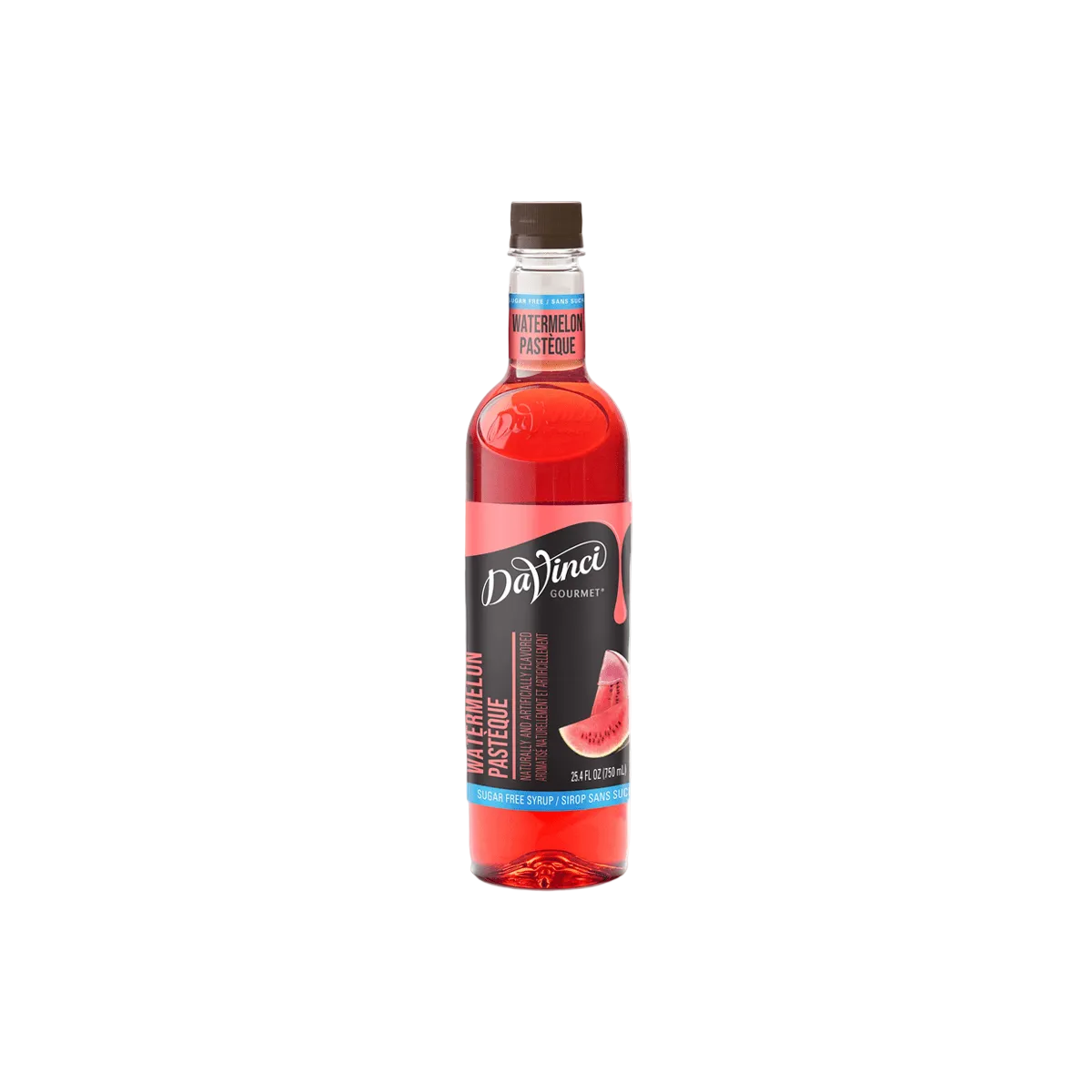 JARABE DAVINCI SUGAR FREE SABOR SANDIA BOTELLA 750 ML - Jarabes Davinci - Kitchen Experts KEX
