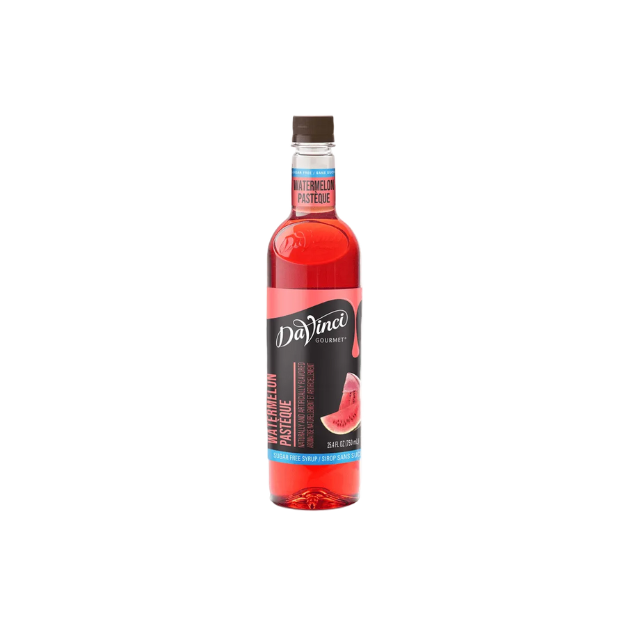 JARABE DAVINCI SUGAR FREE SABOR SANDIA BOTELLA 750 ML - Jarabes Davinci - Kitchen Experts KEX