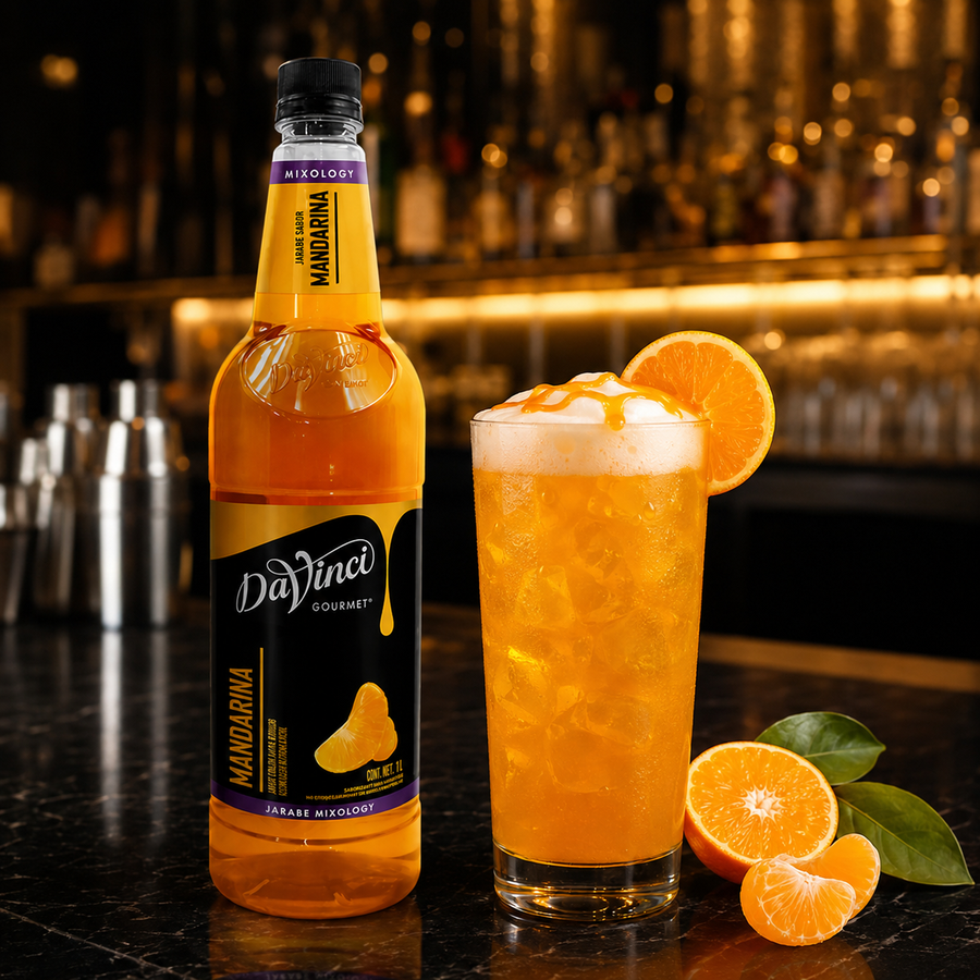 Jarabe DaVinci Mixología Mandarina Botella 1 Litro