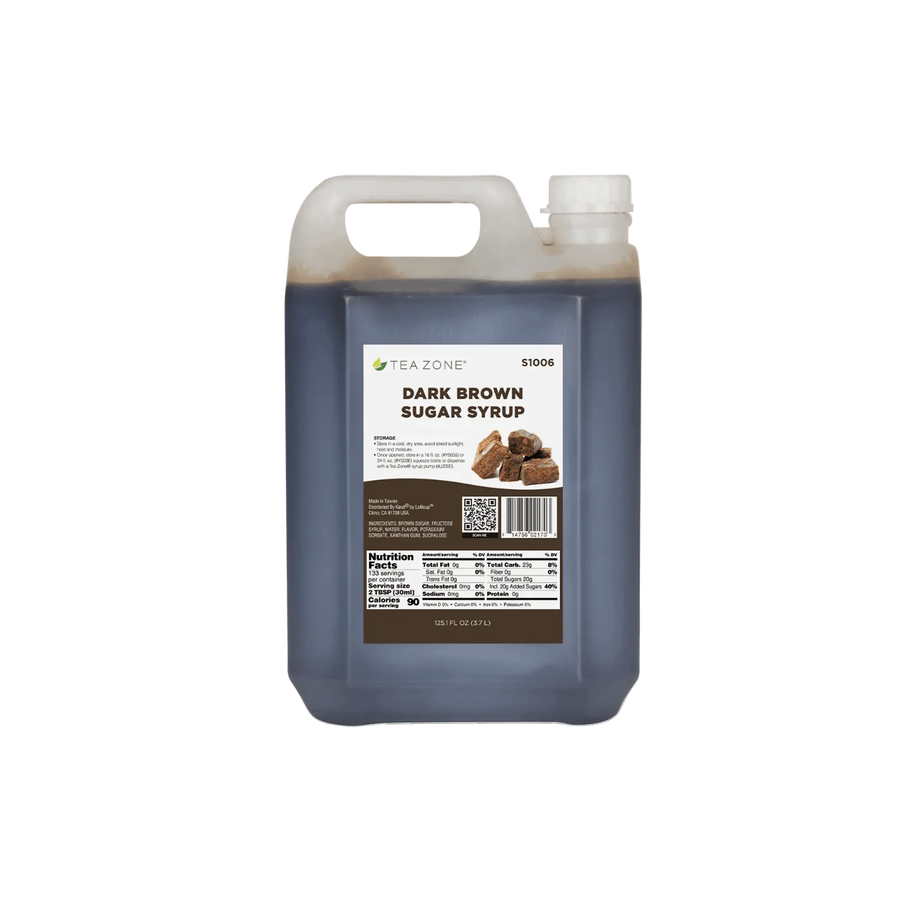 Jarabe Tea Zone sabor Dark Brown Sugar de 3.7 L - Kitchen Experts KEX Concentrados Tea ZoneKitchen Experts KEX