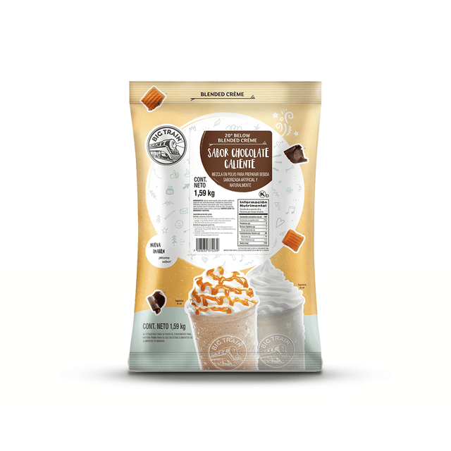 BASE BIG TRAIN 20 BELOW HOT CHOCOLATE BOLSA 1590 GRAMOS - Kitchen Experts KEXBases para bebidasBig TrainKitchen Experts KEX