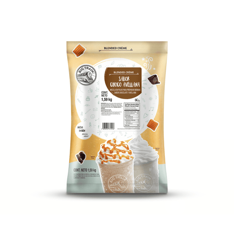 BASE BIG TRAIN CHOCOLATE AVELLANA BOLSA 1590 GRAMOS - Kitchen Experts KEXBases para bebidasBig TrainKitchen Experts KEX