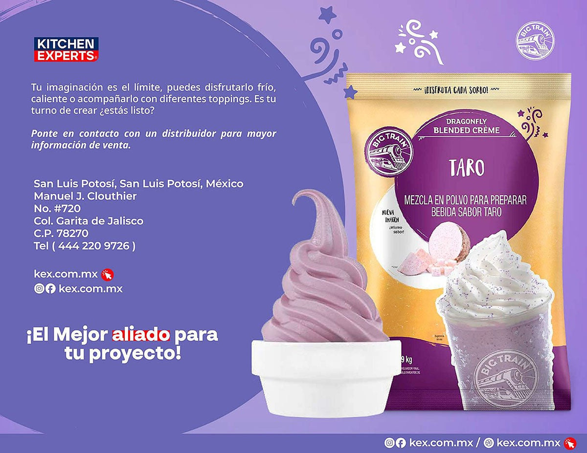 Big Train Base Dragon Fly Taro 1590 Gramos para cafeterías | Kitchen Experts KEX