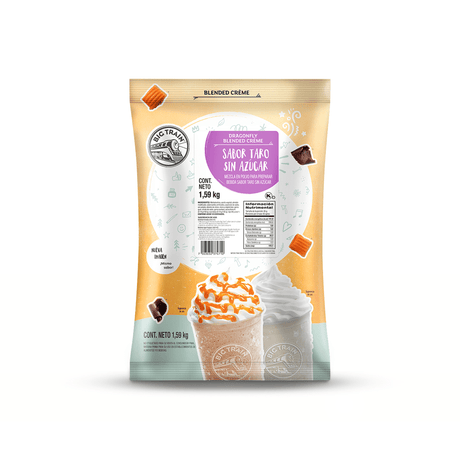 BASE BIG TRAIN DRAGON FLY TARO SIN AZUCAR BOLSA 1590 GRAMOS - Kitchen Experts KEXBases para bebidasBig TrainKitchen Experts KEX