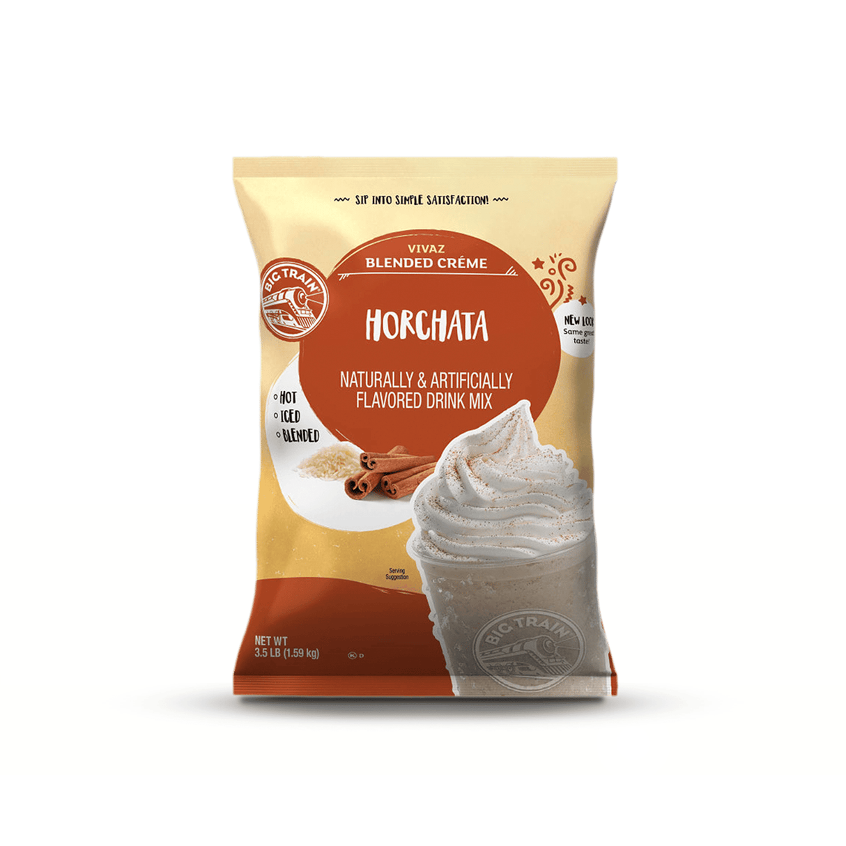BASE BIG TRAIN HORCHATA BOLSA 1590 GRAMOS - Kitchen Experts KEXBases para bebidasBig TrainKitchen Experts KEX
