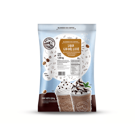BASE BIG TRAIN SABOR CARAMELO LATTE | BOLSA 1590 GRAMOS - Kitchen Experts KEXBases para bebidasBig TrainKitchen Experts KEX