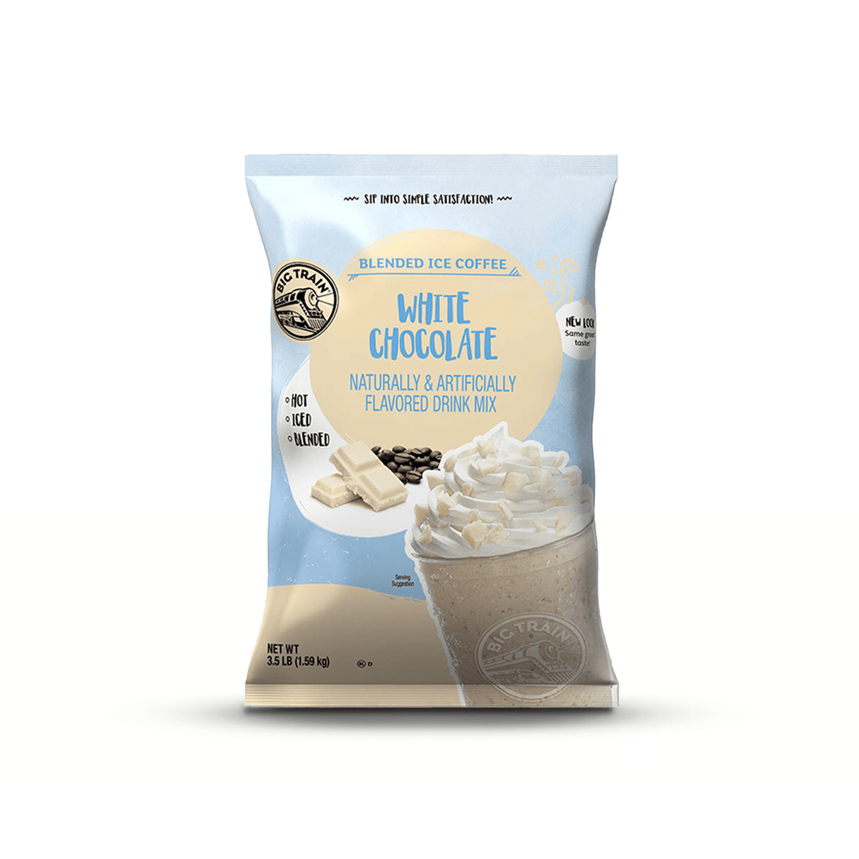 BASE BIG TRAIN WHITE CHOCOLATE LATTE 1590 GRAMOS - Kitchen Experts KEXBases para bebidasBig TrainKitchen Experts KEX