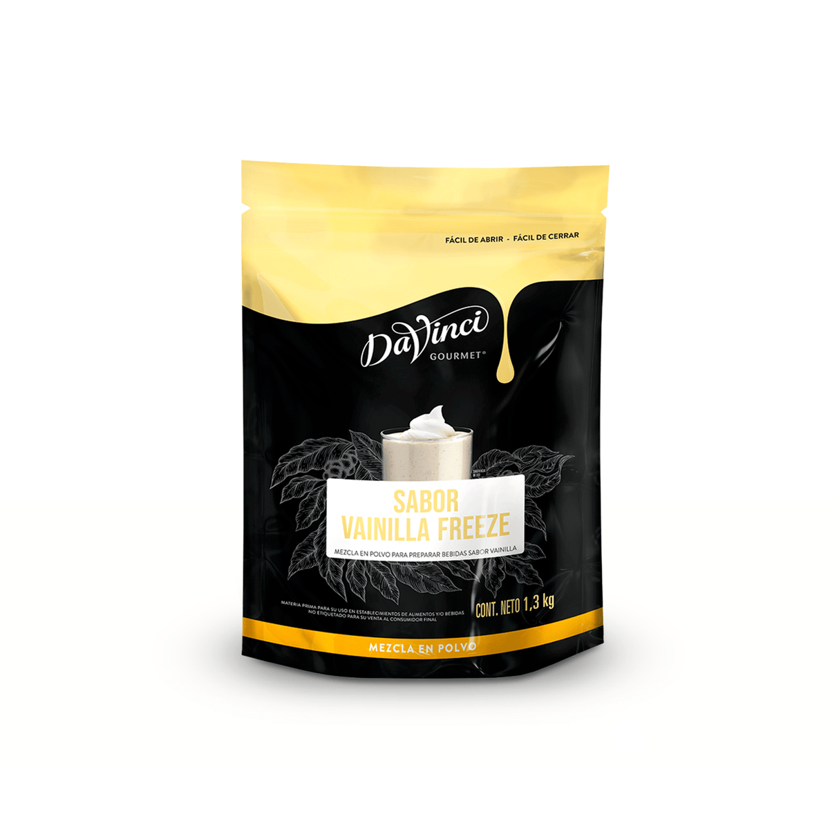 BASE DAVINCI CAFFE D'AMORE VAINILLA FREEZE BOLSA 1300 GRAMOS - Kitchen Experts KEXBases para bebidasDavinciKitchen Experts KEX