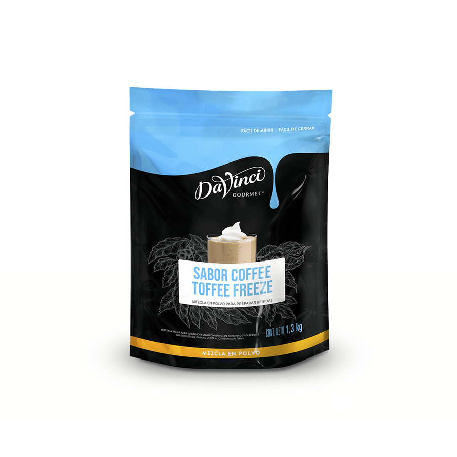 DaVinci Base Coffee Toffee Freeze 1300 Gramos para cafeterías | Kitchen Experts KEX