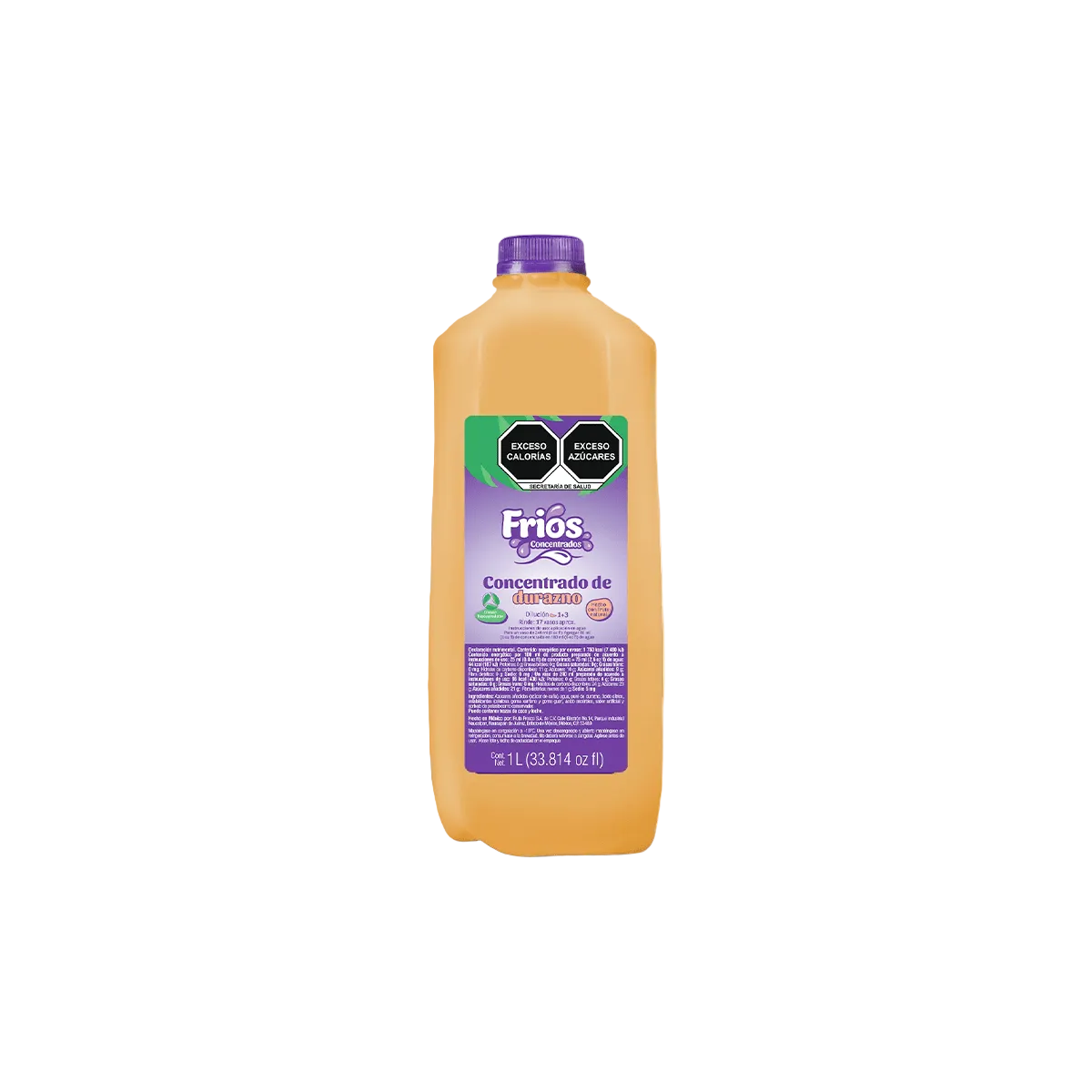 CONCENTRADO FRIOS DE 1 L SABOR DURAZNO | CONCENTRADO DE PULPA DE FRUTA NATURAL CONGELADA - Kitchen Experts KEXConcentradosFríosKitchen Experts KEX