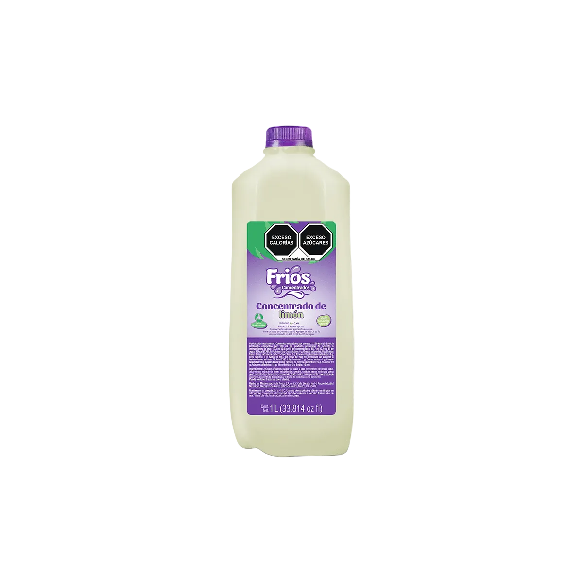 CONCENTRADO FRIOS DE 1 L SABOR LIMÓN | CONCENTRADO DE PULPA DE FRUTA NATURAL CONGELADA - Kitchen Experts KEXConcentradosFríosKitchen Experts KEX