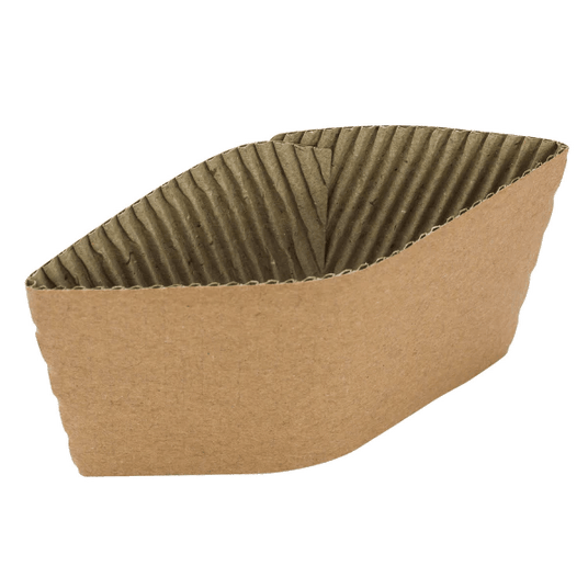 Twinco Fajilla Vaso Caliente Café Vasos Papel Kraft 12 Oz para cafeterías | Kitchen Experts KEX