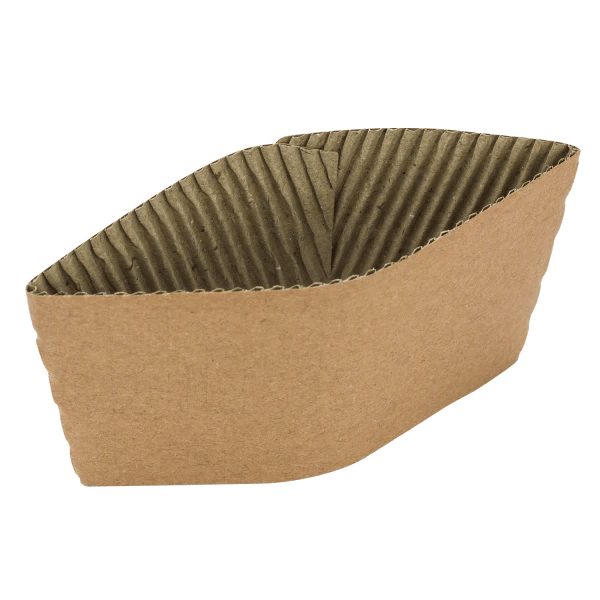 Twinco Fajilla Vaso Caliente Café Vasos Papel Kraft 12 Oz para cafeterías | Kitchen Experts KEX