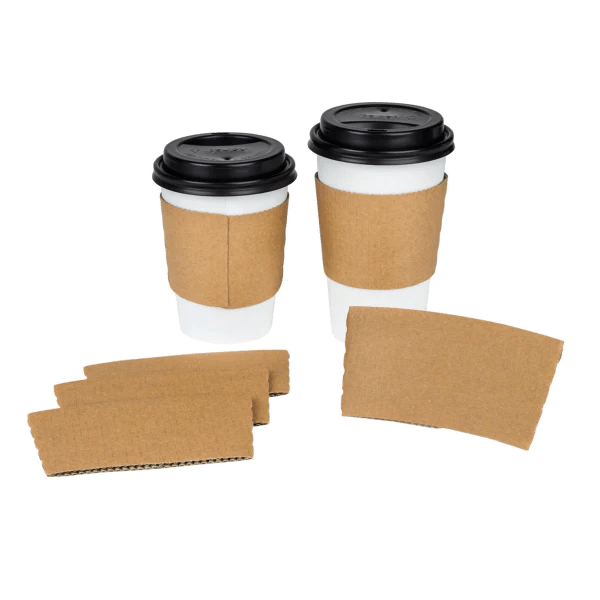 Fajilla para vaso caliente de Café | para vasos de 12 oz, 16 oz y 20 oz | Papel Kraft - Kitchen Experts KEXEquipo para cafeteríaKaratKitchen Experts KEX