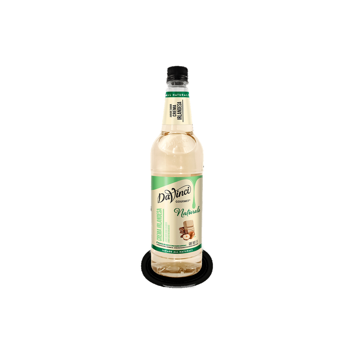 Jarabe DaVinci Crema Irlandesa All Naturals Botella 1 Litro