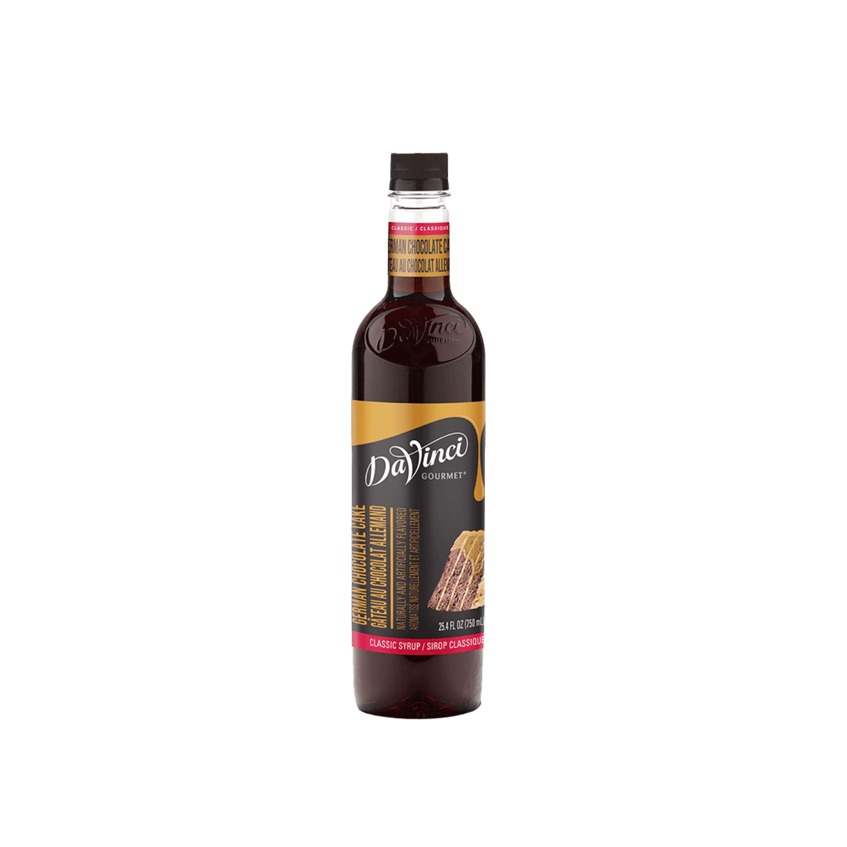 Jarabe DaVinci Gourmet Sabor Pastel de Chocolate Alemán 750ml | KEX Kitchen Experts - Syrup Premium para Café y Bebidas Dulces