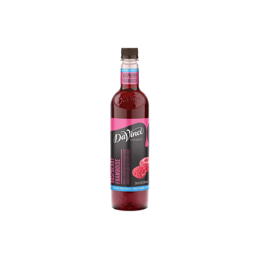 JARABE DAVINCI SUGAR FREE SABOR FRAMBUESA BOTELLA 750 ML - Kitchen Experts KEX Jarabes Davinci