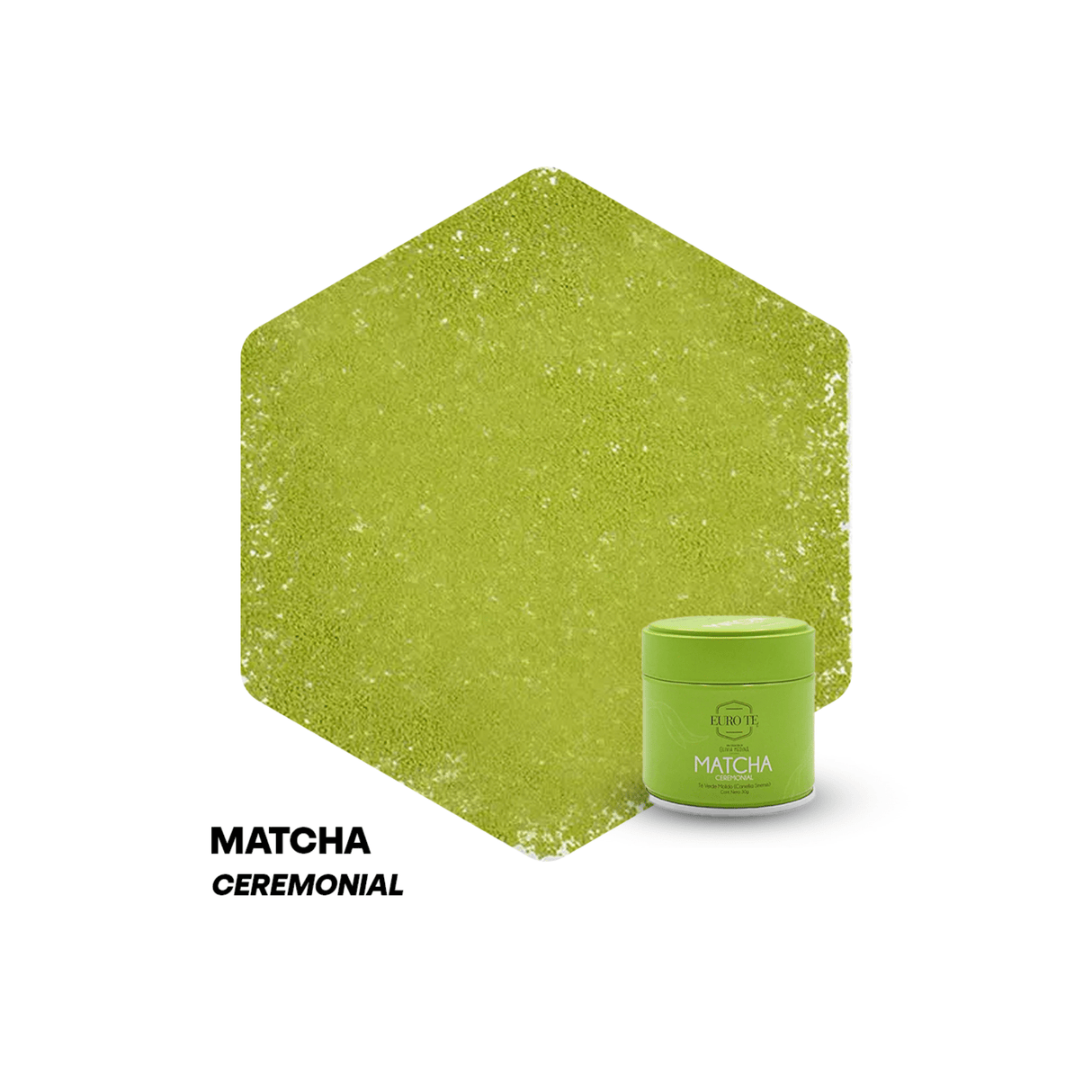 Matcha Ceremonial Euro Té 30g | Lata de Té Verde Japonés Premium para Ceremonia y Bebidas Gourmet
