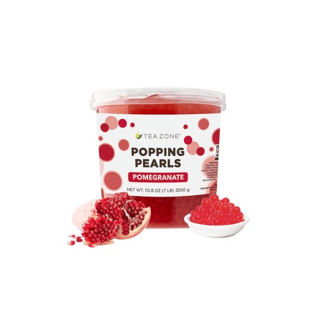 Popping Pearls de Granada Tea Zone 3200g | KEX Kitchen Experts - Boba, Jellys y Toppings para Bubble Tea.
