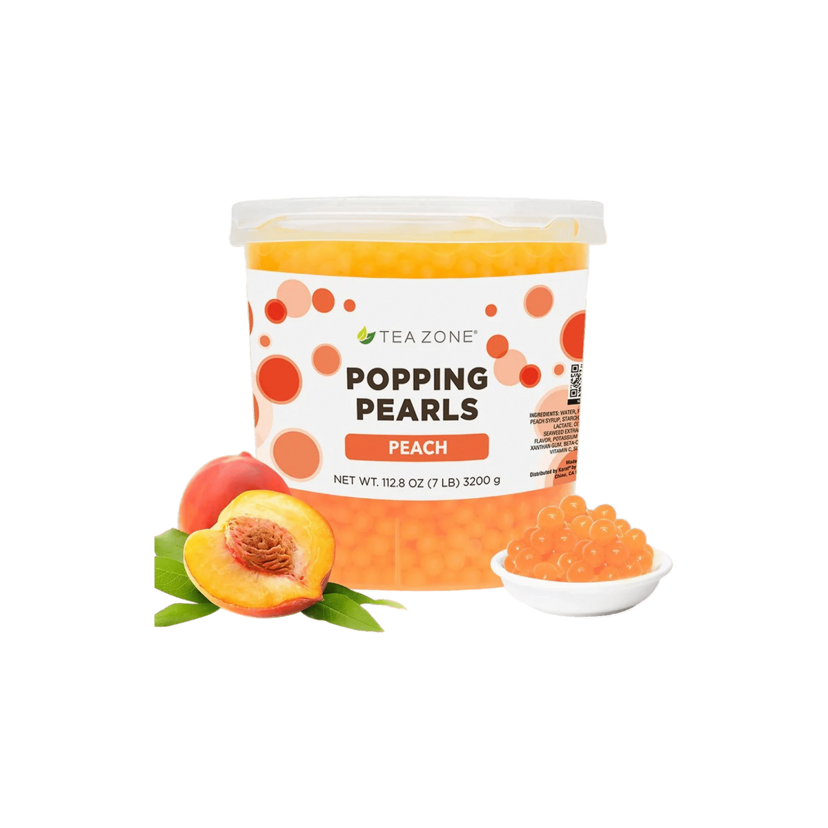 Popping Pearls Durazno Tea Zone 3200g | Perlitas Explosivas