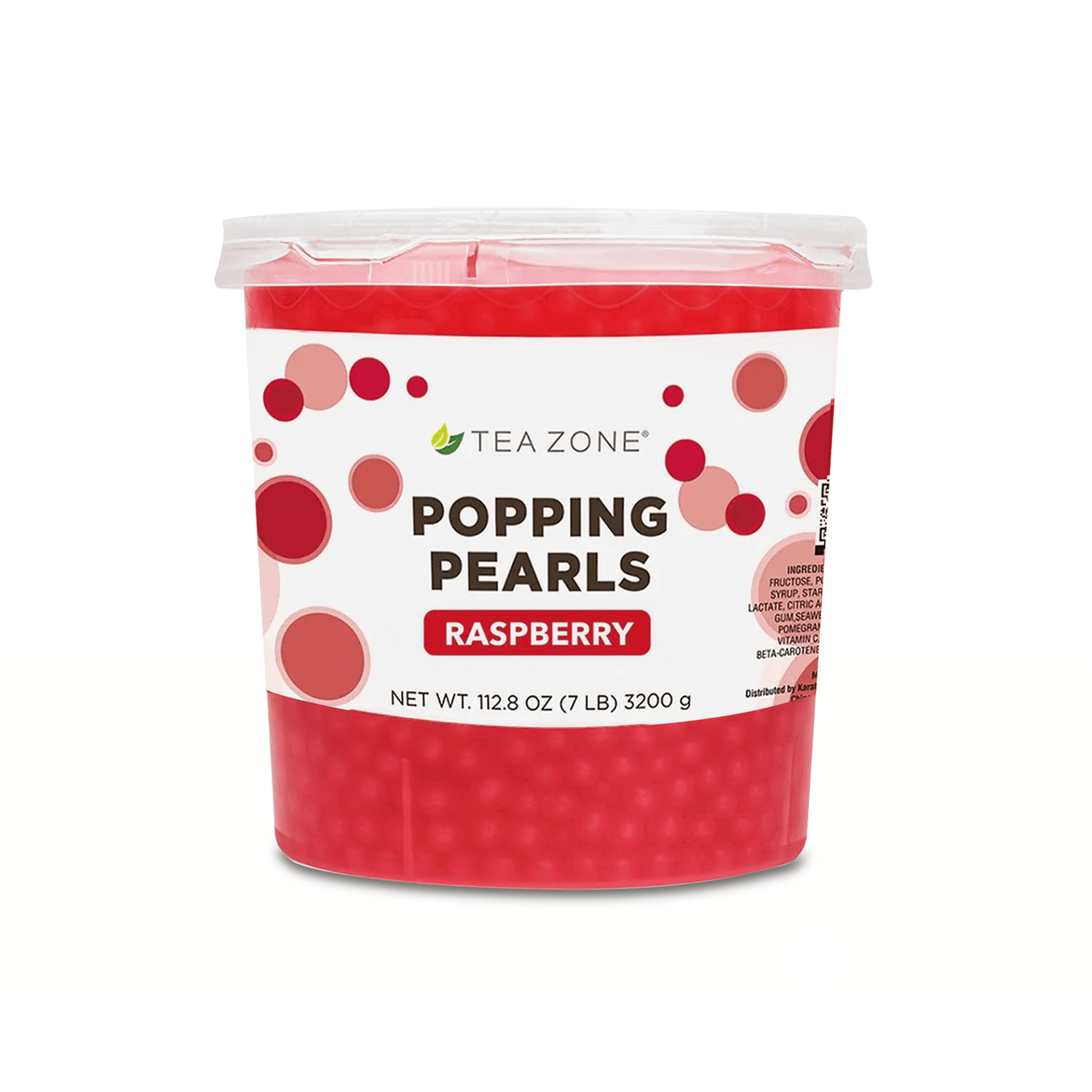 POPPING PEARLS FRAMBUESA | TEA ZONE 3200 GRAMOS | PERLITAS EXPLOSIVAS | POPPING BOBA - Kitchen Experts KEX Jellys