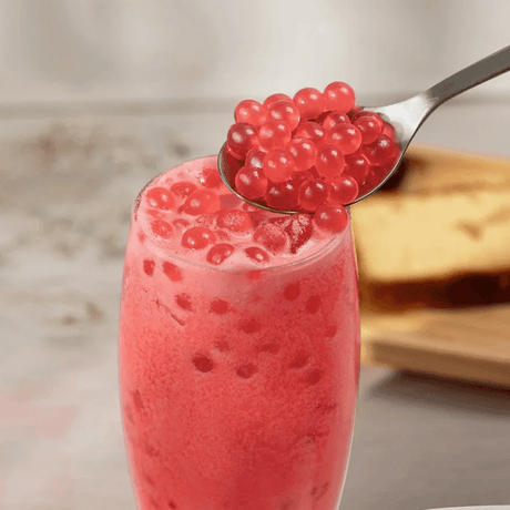 POPPING PEARLS FRAMBUESA | TEA ZONE 3200 GRAMOS | PERLITAS EXPLOSIVAS | POPPING BOBA - Kitchen Experts KEX Jellys