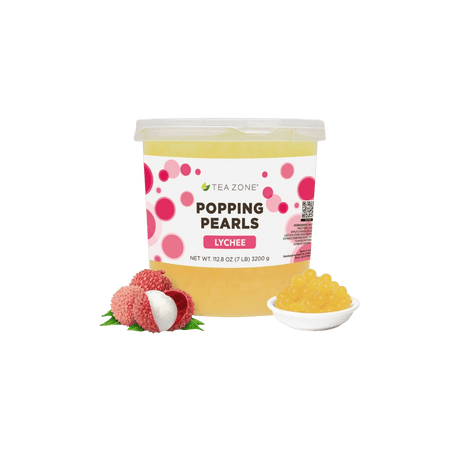 POPPING PEARLS LICHEE TEA ZONE BOTE 3200 GRAMOS