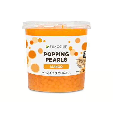 POPPING PEARLS MANGO| TEA ZONE 3200 GRAMOS | PERLITAS EXPLOSIVAS | POPPING BOBA - Popping Pearls Kitchen Experts KEX