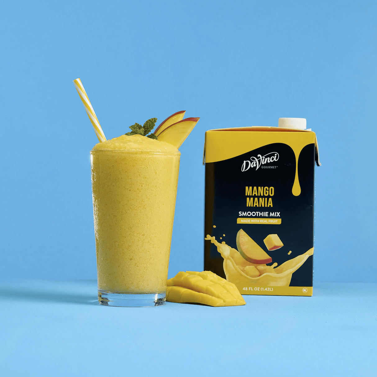 SMOOTHIE MIX DAVINCI GOURMET DE 1.42 L SABOR MANGO MANIA - MANGO - CONCENTRADO - Kitchen Experts