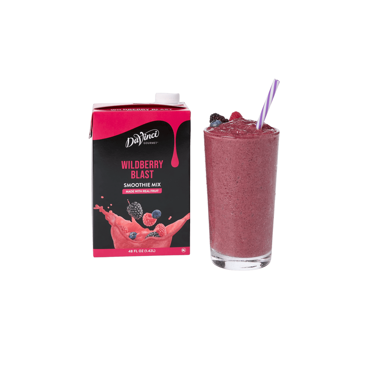 SMOOTHIE MIX DAVINCI GOURMET DE 1.42 L SABOR WILDBERRY BLAST - MORAS - CONCENTRADO - Kitchen Experts