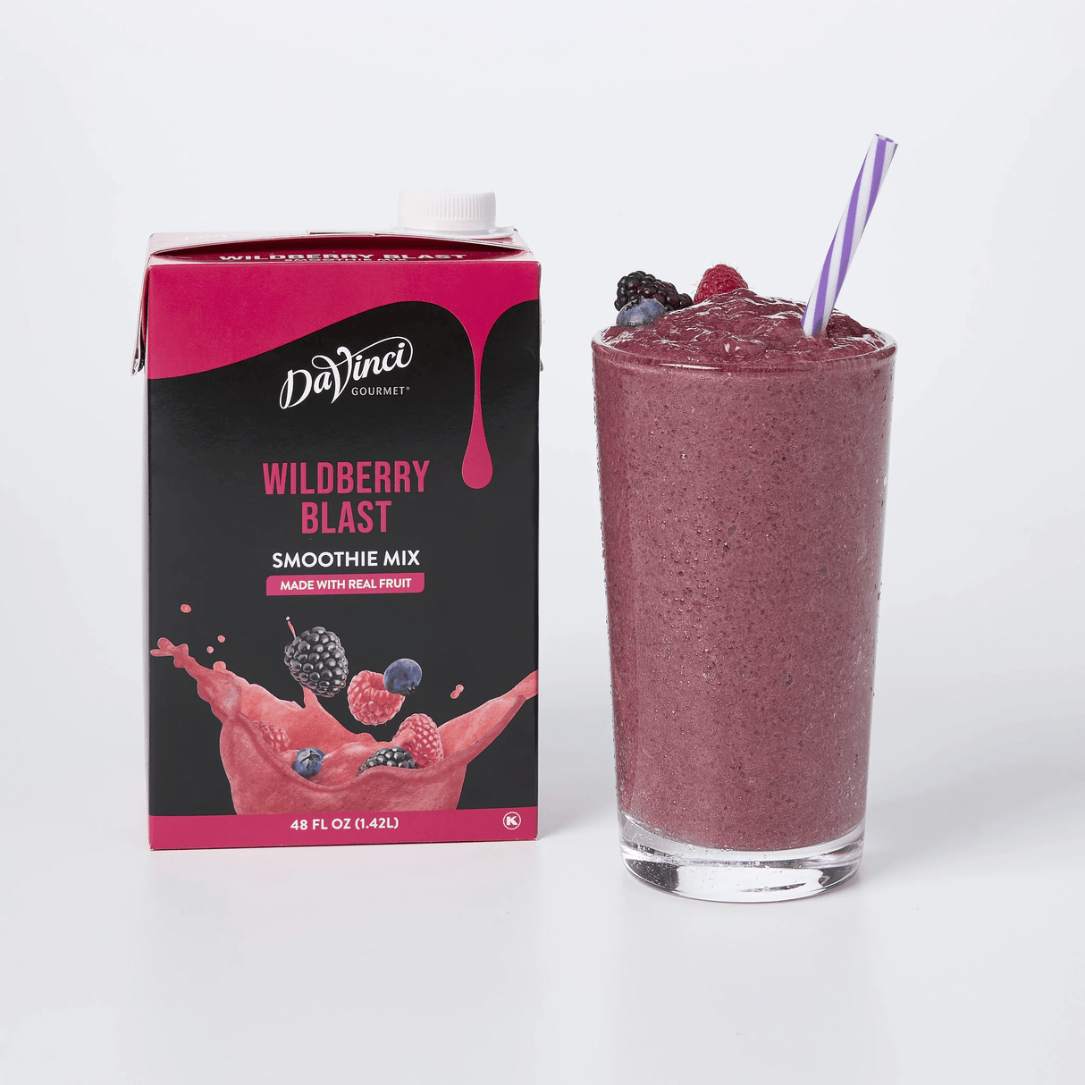 SMOOTHIE MIX DAVINCI GOURMET DE 1.42 L SABOR WILDBERRY BLAST - MORAS - CONCENTRADO - Kitchen Experts
