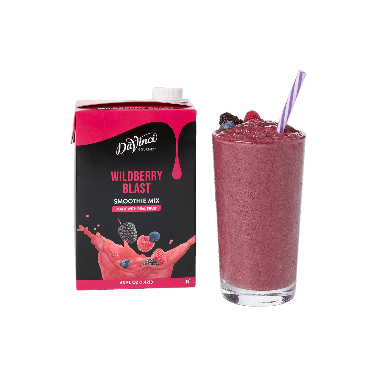 Smoothie Mix DaVinci Gourmet de 1.42 L Sabor Wildberry Blast - Moras - Concentrado