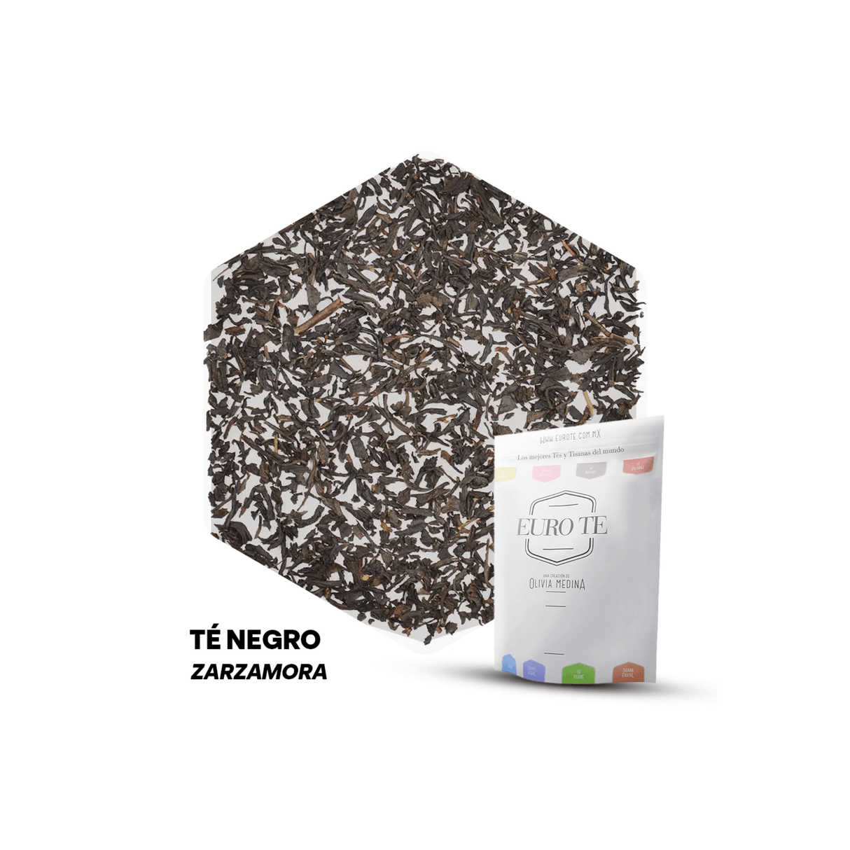 Té Negro Zarzamora Euro Té 250g infusión frutal intensa y natural.