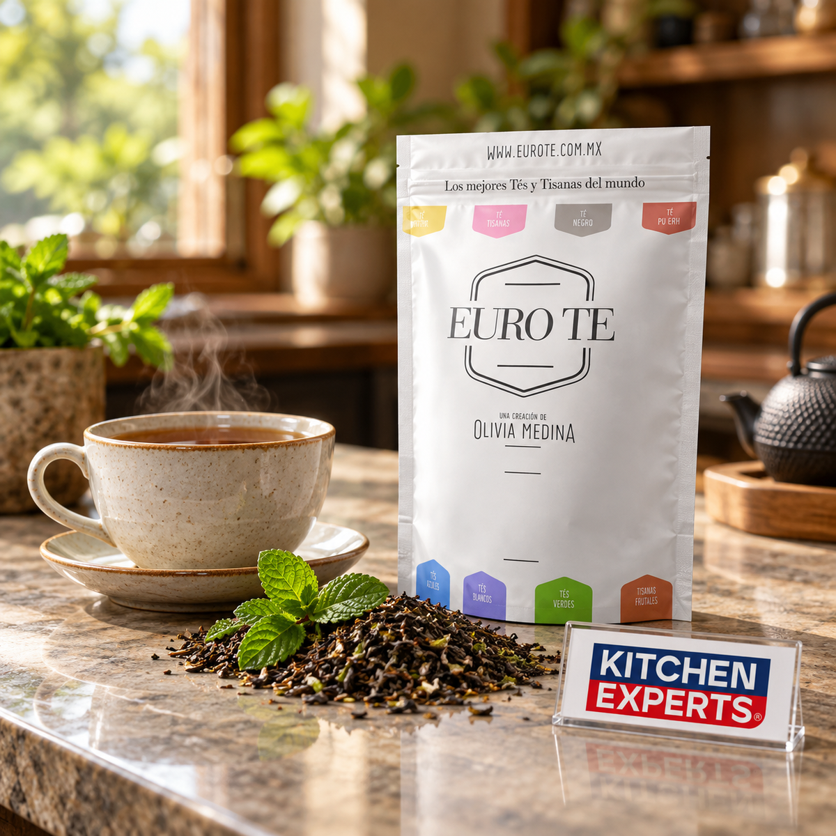 Té Pu Erh Menta Euro Té Bolsa 250 Gramos - escena KEX