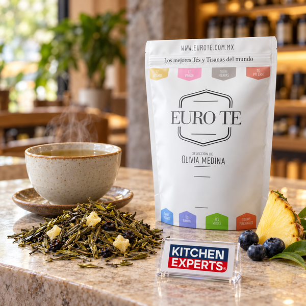 Té Verde Verde Piña Blueberry Euro Té Bolsa 250 Gramos - escena KEX