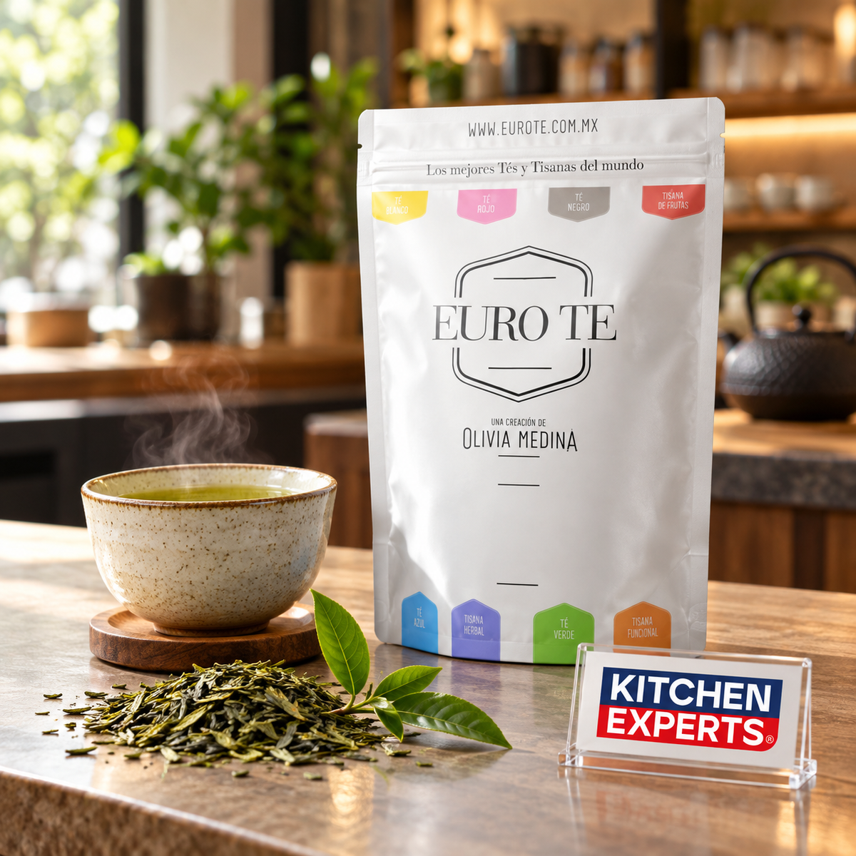Té Verde Sencha Euro Té Bolsa 250 Gramos - escena KEX
