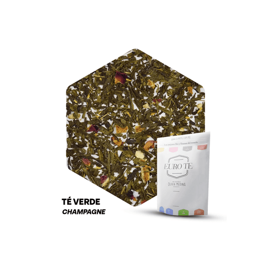 Euro Té Verde Verde Champagne 250 Gramos para cafeterías | Kitchen Experts KEX