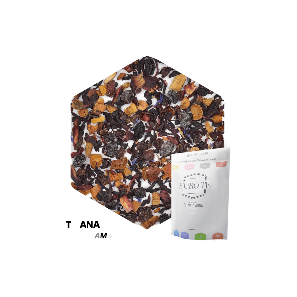 Tisana Frutal Amareto Euro Té Bolsa 250 Gramos