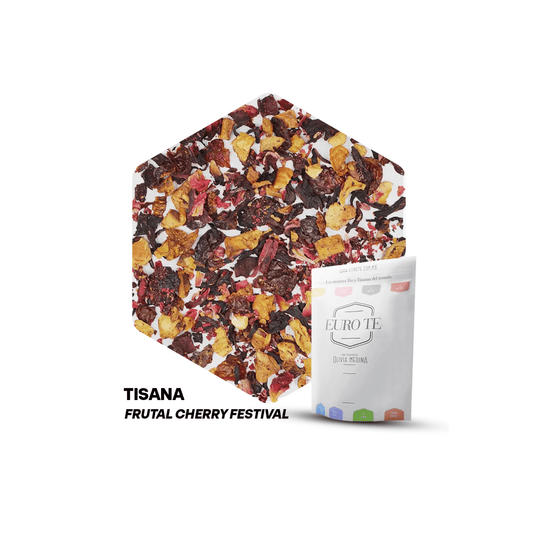 Euro Té Tisana Frutal Cherry Festival 250 Gramos para cafeterías | Kitchen Experts KEX