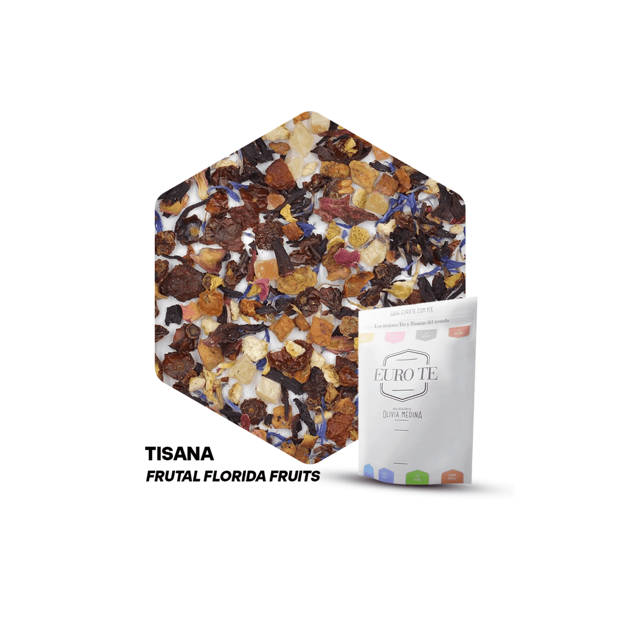 TISANA FRUTAL FLORIDA FRUITS EURO TE BOLSA 250 GRAMOS - Kitchen Experts KEXTes y TisanasEuroteKitchen Experts KEX