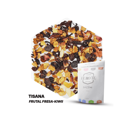 Euro Té Tisana Frutal Fresa Kiwi 250 Gramos para cafeterías | Kitchen Experts KEX