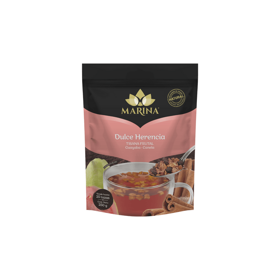 Marina Tisana Frutal Guayaba Canela Gourmet Dulce Herencia 250g para cafeterías | Kitchen Experts KEX