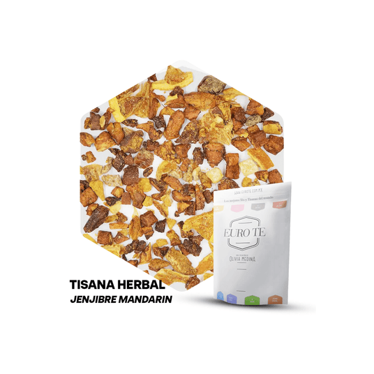 Euro Té Tisana Frutal Jengibre Mandarin 250 Gramos para cafeterías | Kitchen Experts KEX