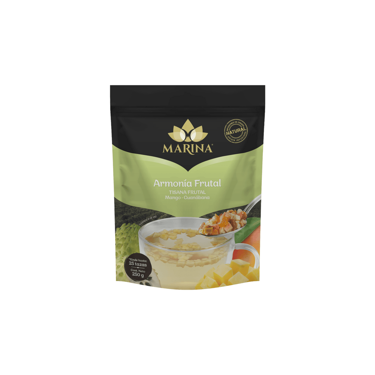 Marina Tisana Frutal Mango Guanabana Armonia Frutal 250 Gramos para cafeterías | Kitchen Experts KEX