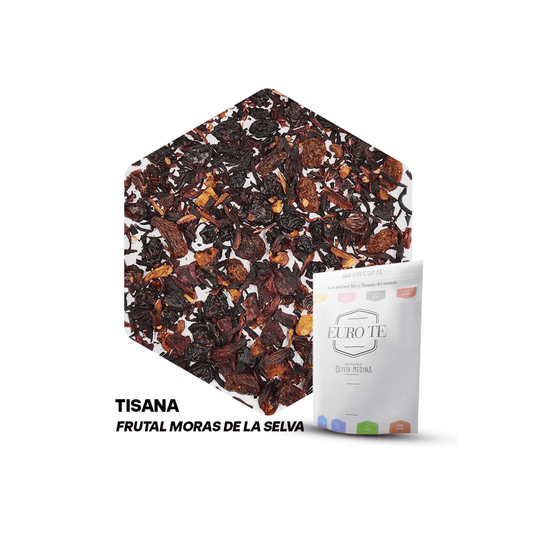 Euro Té Tisana Frutal Moras Selva 250 Gramos para cafeterías | Kitchen Experts KEX