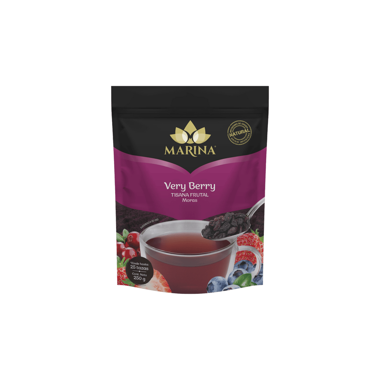 TISANA FRUTAL MORAS VERY BERRY MARINA BOLSA 250 GRAMOS