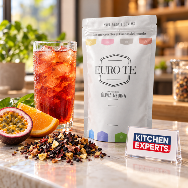 Tisana Frutal Passion Orange Euro Té 250 Gramos - escena KEX