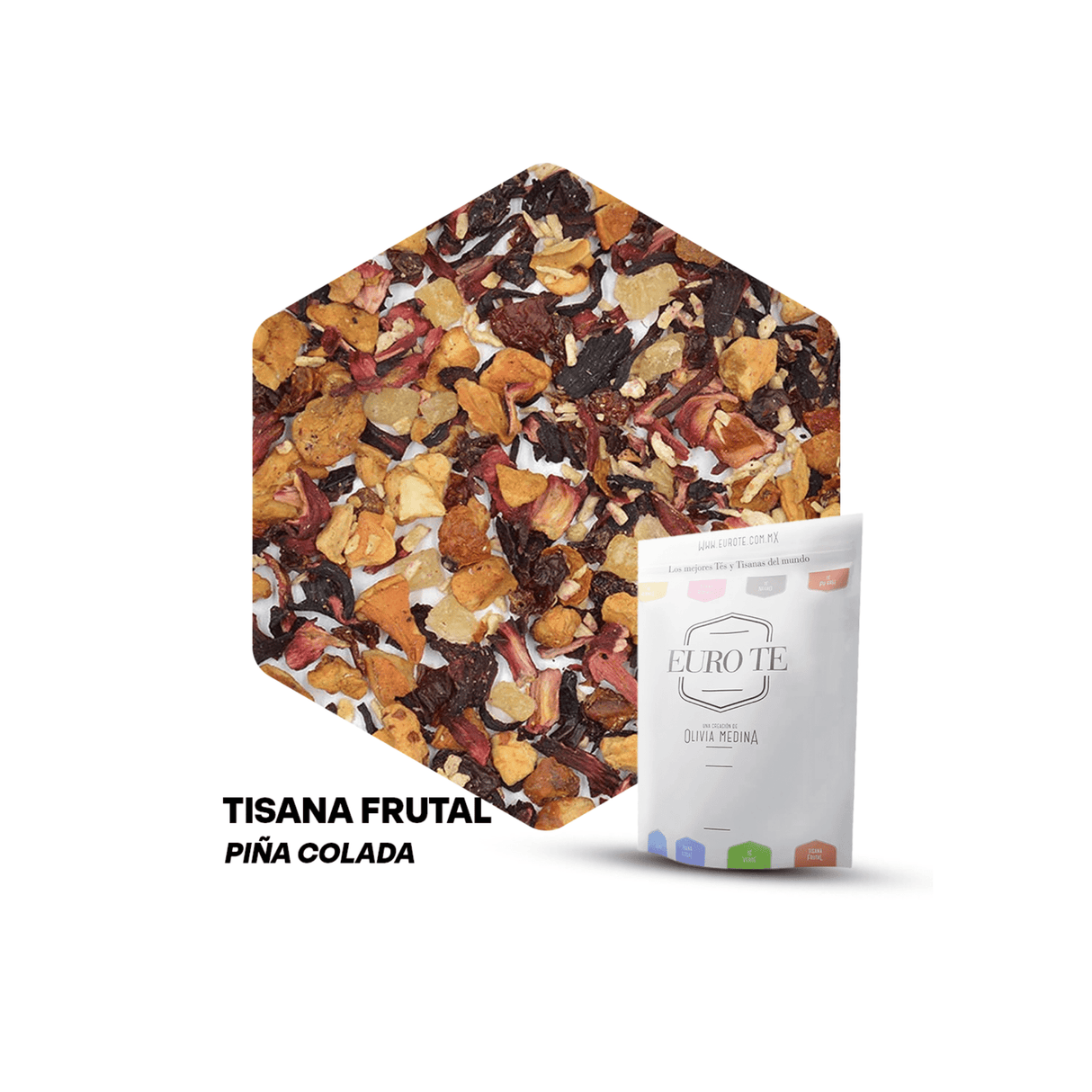 TISANA FRUTAL PIÑA COLADA EURO TE BOLSA 250 GRAMOS - Kitchen Experts KEXTes y TisanasEuroteKitchen Experts KEX