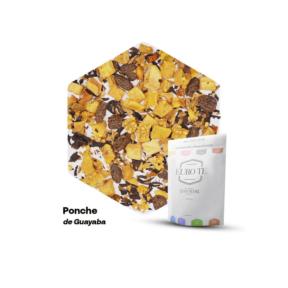 TISANA FRUTAL PONCHE DE GUAYABA EURO TE BOLSA 250 GRAMOS